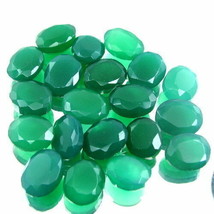 128.4Ct 20PC Al por Mayor Verde Natural Onix Ovalado Facetado Piedras Pr... - £34.17 GBP