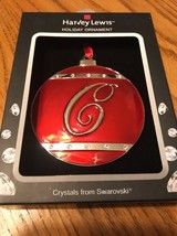 Swarovski Crystal Holiday Ornament "C" Brand New-SHIPS N 24 HOURS - $50.39