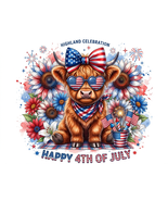 4Th Of July COW Clip Art 100 PNG Digital Download Bundle VOL 1 - $2.99