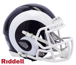 *Sale* Los Angeles Rams 2017-2019 Throwback Speed Mini Nfl Football Helmet! - $32.78