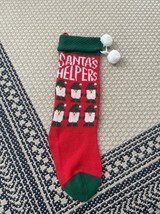 Vintage Christmas Stocking Santa’s Helper - $9.89