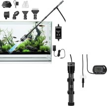 Xpertmatic Submersible Aquarium Heater + 528Gph/28W Powerful Fish Tank C... - $57.99