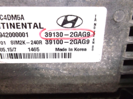 13-14-15-16 HYUNDAI SANTA FE 2.4L AWD/CONVENTIONAL IGNITION/  ENGINE COMPUTER image 2