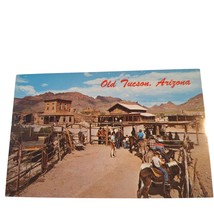 Postcard Old Tucson Arizona Time For A Ride Chrome Unposted - $6.92