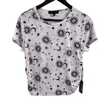 Celestial Print Top Faded Rose XL New - $13.55