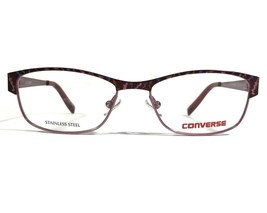 Converse K014 BURGUNDY Niños Gafas Monturas Rosa Rectangular 47-15-130 - £37.16 GBP