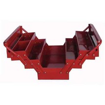 Westward 10J171 Westward Cantilever Tool Box, Steel, Red, 17 In W X 8 In... - $82.99