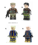 Deadpool 2 Cable four suits minifigures building blocks custom pick 1pc - $243.83 MXN