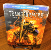 Transformers:Age of Extinction Steelbook [Blu-ray]NEW (Sealed)-Free Box Shipping - £15.81 GBP