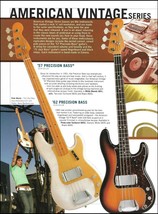 Fender American Vintage Series &#39;57 &amp;  &#39;62 Precision Bass guitar ad Fall Out Boy - $4.23