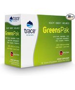 Trace Minerals- Greens Pak - Powder Drink Mix- Berry Flavor- 30 Packets ... - £20.10 GBP
