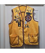 VTG Lions International Women's Vest 33 Pins / Patch Lot Idaho Sz L - €80,17 EUR