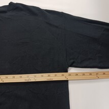 During Men's Black Long Sleeve Pullover Graphic Sweatshirt Measured Chest 46" image 5