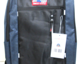 Swiss Goose Elegance: Designer Smart-USB Backpack in Dark Blue - New Wit... - $33.24