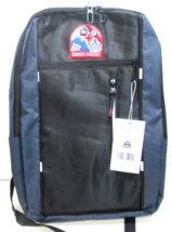 Swiss Goose Elegance: Designer Smart-USB Backpack in Dark Blue - New With Tag - £26.04 GBP