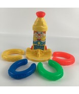 Fisher Price Action Clown Carnival Stacker Baby Toy Horseshoes Vintage 1988 - $46.99 CAD