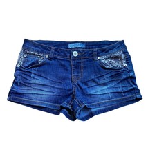 Karma Blue Shorts Blue Jeans 30” Waist Short 2.5” Inseam - £7.55 GBP