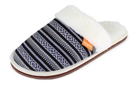 Ladies Slippers Size L 10-11 Feelgoodz Nomad Mules Faux Sherpa Lined NWT - £24.77 GBP