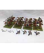(4) Painted Napoleonic Cavalry Infantry With Swords 20MM Miniatures - $31.07 CAD