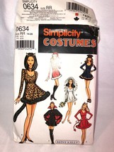 Simplicity Pattern 0634 Uncut Halloween Costumes for Adults Betsy Kelly Sz 14-20 - £7.84 GBP