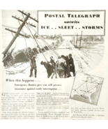 1930 Postal Telegraph Company Advertisement Communication Utility DWJJ19 - $570.01 MXN