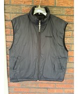 Timberland Weathergear Reversible Vest Large Black Duck Down Stow-N-Go J... - $47.50