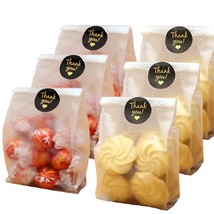 Sailing-Go 100 Pcs./Pack Translucent Plastic Bags For Cookie,Cake,Chocol... - £14.15 GBP