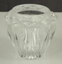 NOS Princess House Crystal Glass Highlights 872 Candle Votive Holder 3-1/8&quot; Tall - £10.81 GBP