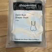 Shapermint Essentials Open Bust Shaper Short M Black New - £19.44 GBP
