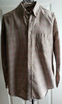Nautica Brand ~ Men&#39;s Size Large ~ Button Up ~ Long Sleeve Shirt ~ Plaid... - £17.65 GBP