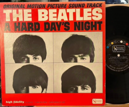 The Beatles A Hard Day&#39;s Soundtrack Vinyl LP UA UAL 3366 Mono 1st Pressing - $24.99