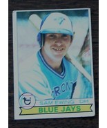 Sam Ewing, Blue Jays,  1979  #521 Topps Baseball Card - GDC - GREAT OLD ... - $18.65 MXN