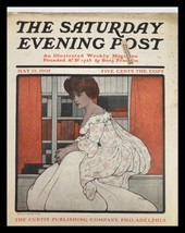 COVER ONLY The Saturday Evening Post May 13 1905 The Lady in a White Dress - £11.12 GBP