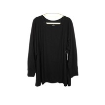 Torrid Women&#39;s Black Classic Fit Long Sleeve Everyday Tee Plus Size 5X-28 - £23.60 GBP