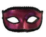 Masquerade Halloween Face Mask Fuchsia Pink New - $6.95