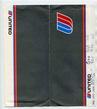 United Airlines Ticket Jacket Ticket 3 Boarding Passes &amp; 2 Claim Checks 1992 - £14.12 GBP