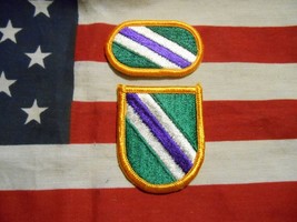 96TH Civil Affairs Battalion Airborne Beret Falsh &amp; Para Oval Patch - $7.50