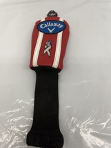 Callaway 2016 XR Fairway Wood Headcover Red White Blue W/ Adjustable Tag -l - $19.75