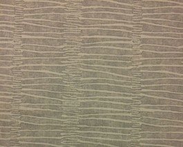 Mark Alexander Stratum Gray Zebra Wood Design 100% Linen Fabric 1.5 Yards 54&quot;W - $54.17