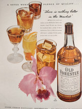 1948 Original Esquire Art Ad Advertisement Old Forester Kentucky BourboB Whiskey - £5.08 GBP