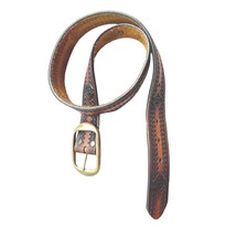Eagle Leatherworks VTG Biker Belt Motorcycle Harley Sz 32 30101 70s Hand... - €33,83 EUR