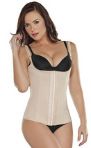 Extreme Latex Vest Undergarment,Co Coon/Feel Foxy,Beige and Fabric - $60.00