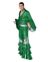 Tabi&#39;s Characters Men&#39;s Disco Shirt &amp; Pants Theatrical Quality Costume, Green, X - £629.07 GBP