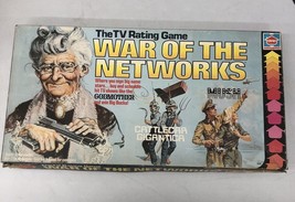 1979 Vintage War of the Networks TV Rating Board Game Hasbro Missing 5 Pcs USED - $49.99