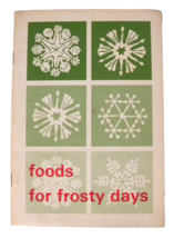 Southeastern Michigan Gas Company Foods for Frosty Days Recipe Book - £15.49 GBP