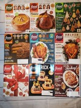 Food Network Magazine 2013-18 Halloween Thanksgiving Christmas Cooking Lot of 9 - £27.50 GBP