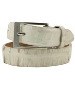 Kids Western Dress Belt Off White Crocodile Skin Leather Casual Size 24,... - $1,563.86 MXN