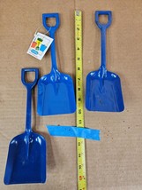 3 schylling Tin Sand Shovel  Beach Toy Metal Vintage Q - $37.04