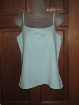 Old Navy Intimates Aqua Stretch Knit Cami Tank Top - Size L - £9.12 GBP