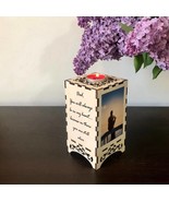 memorial gift for loss of father, loss of father candle holder, father s... - $47.00